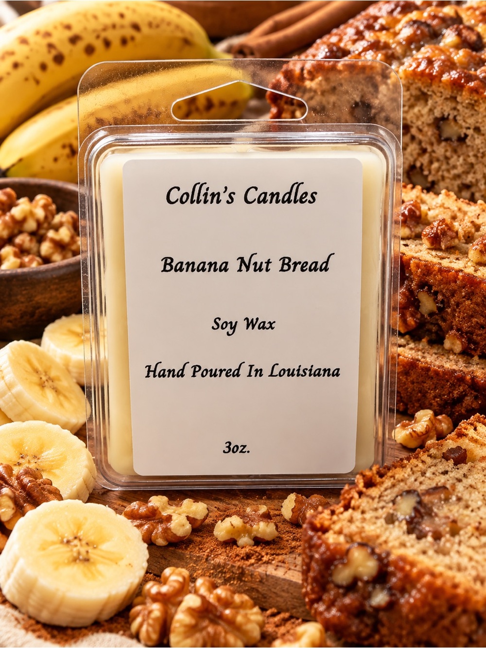 Banana Nut Bread Soy Wax Melts -